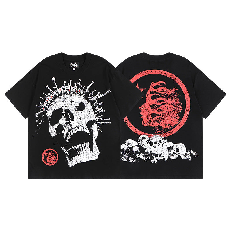 HS6001-1 Hellstar 100% cotton NFC short T shirt  for men