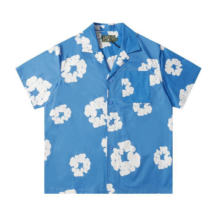 380gsm Denim tears Puff Print Sweatshirt and Sweatpants Casual Hoodie Men's and Women's Sports Suit