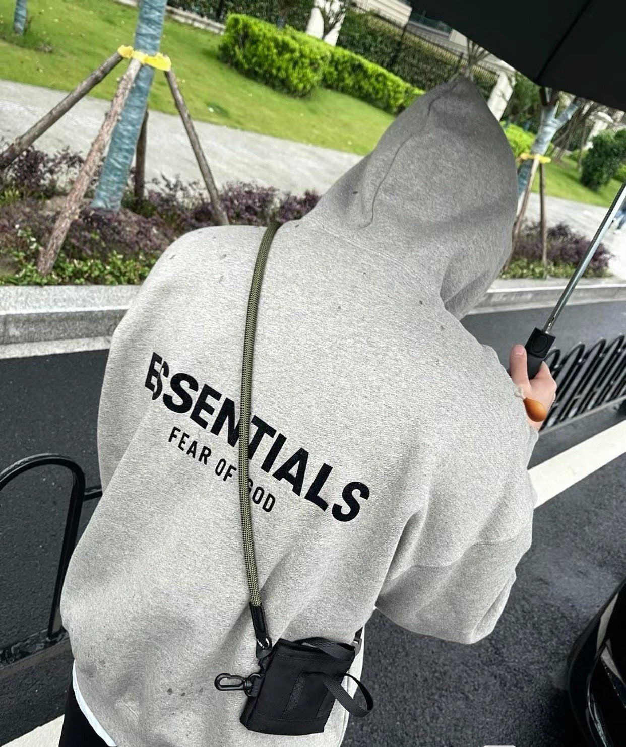 Top 1:1 Stock X Essentials Fog Fleece Thermal Hoodie Hoodie