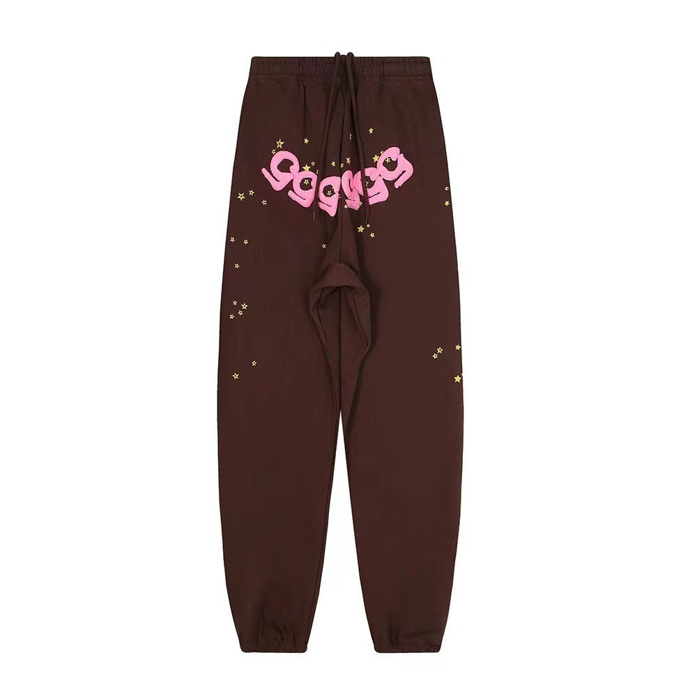 420 gsm 100% cotton spider sweater long pants sp5der