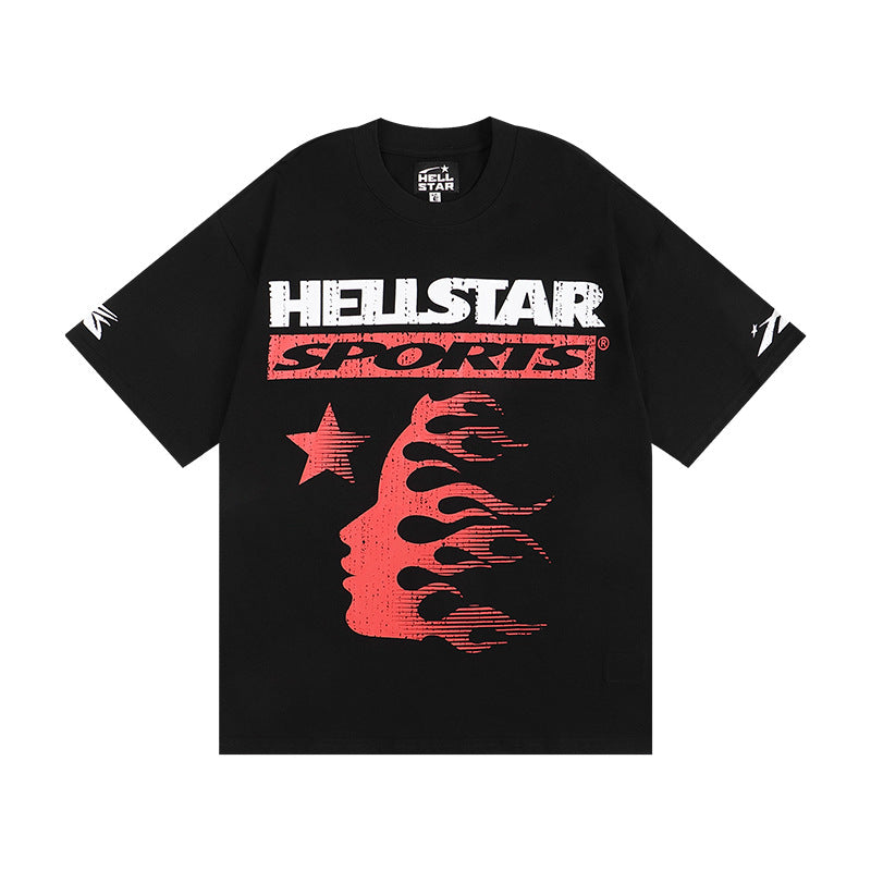 HS6001-1 Hellstar 100% cotton NFC short T shirt  for men