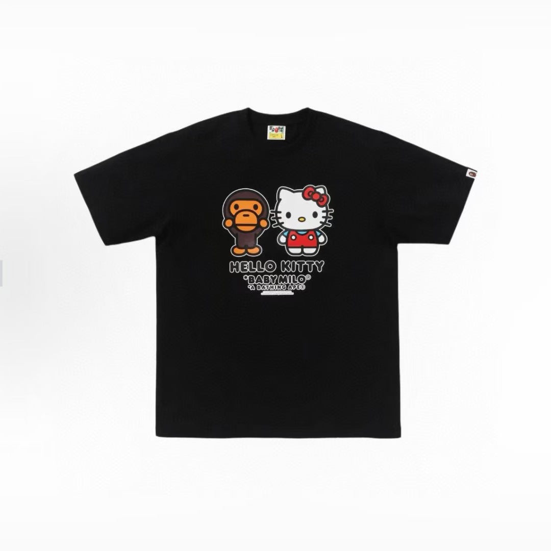 Bape tee shirts 100% cotton hello men tee shirts
