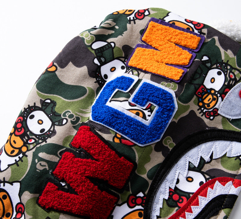 bape original 100% cotton hoodies for women and men