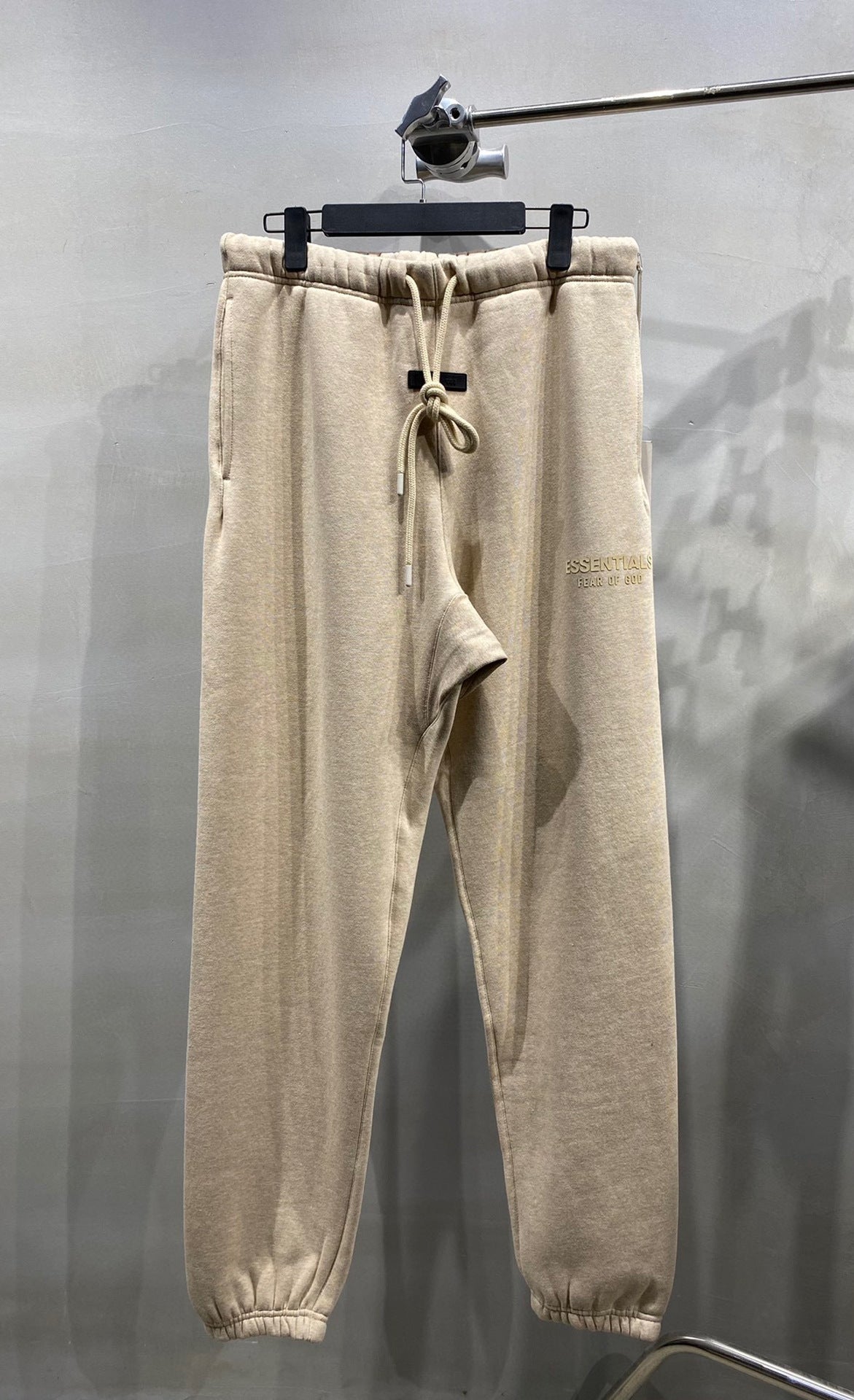 Ess*** Multi-Line Fog Silicone Letters Thickened Sports Casual Sweatpants Trousers