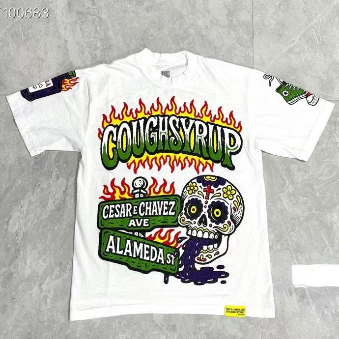 ALOCS 9001 THAT'S A AWFUL LOT OF COUGH SYRUP pure cotton T-shirt