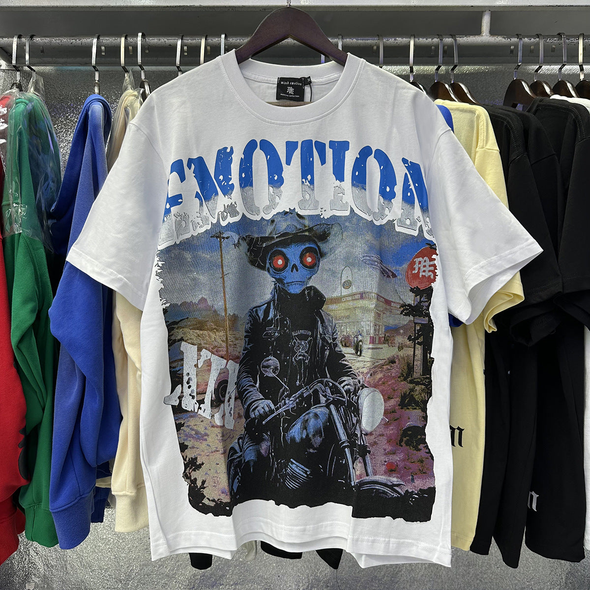 MIXED EMOTION New Brand 100% cotton tee shirts