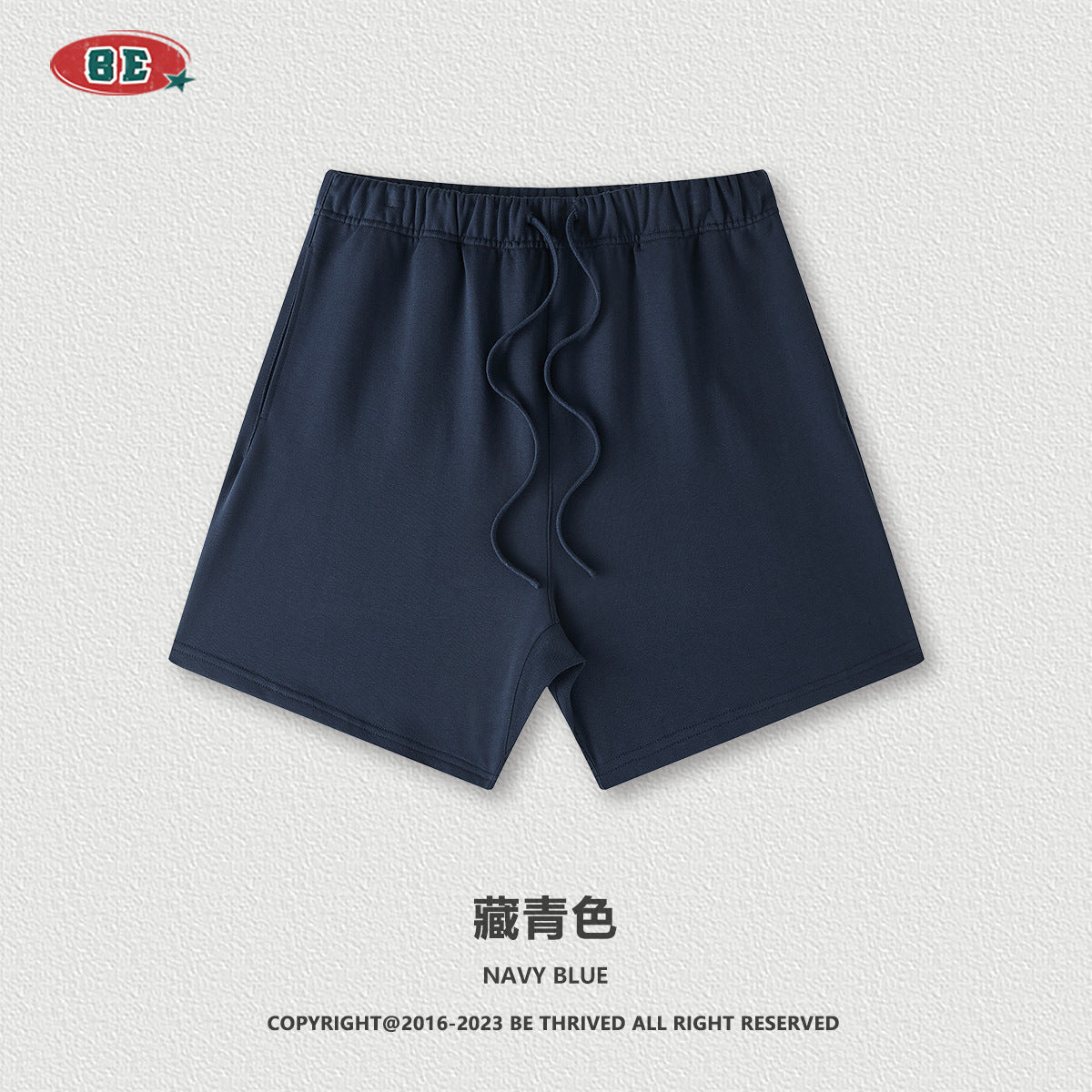 Be Men's 2024 Heavy Fog Teen Fashion Brand Men's Loose Cropped Pants Men's Sports Casual Shorts Summer