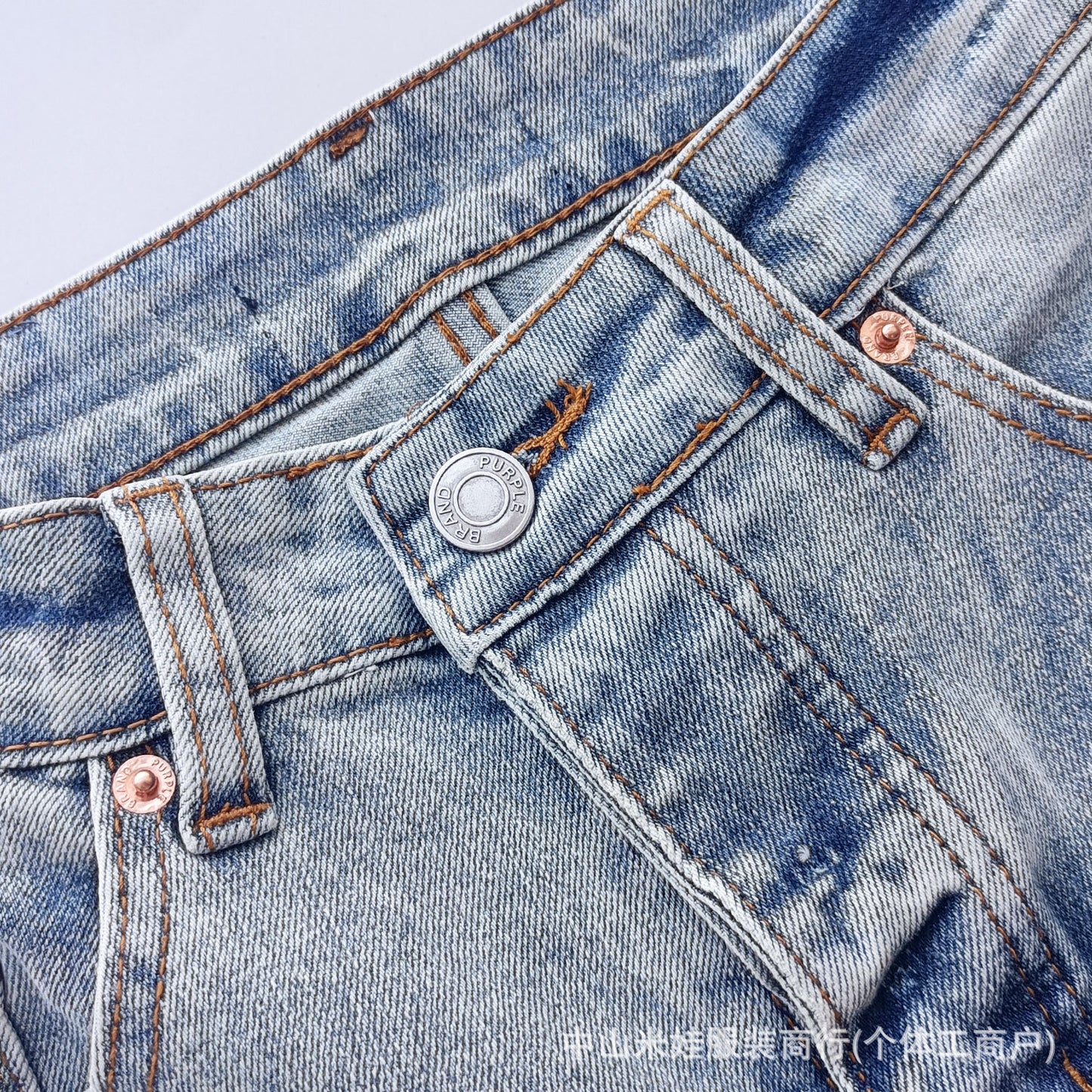 Pp6004 Purple Jeans Splash-Ink Jeans