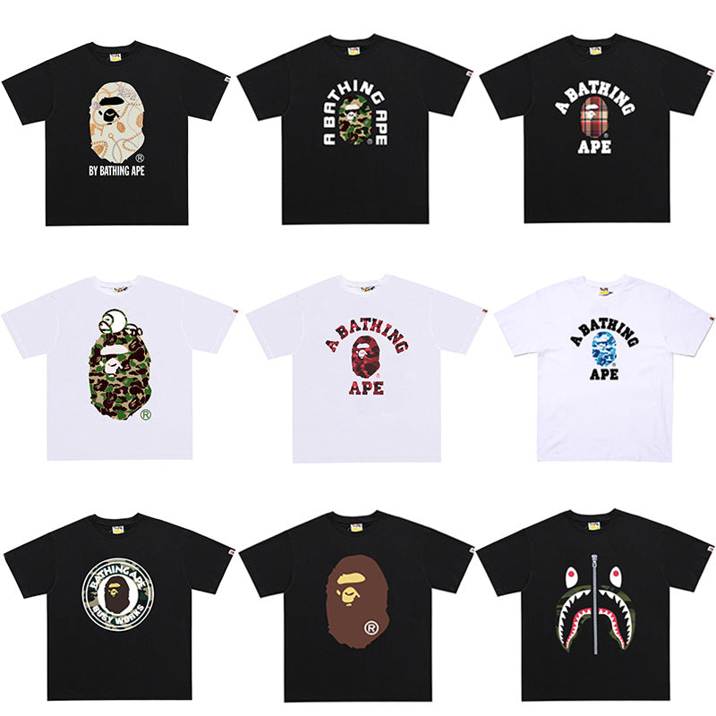 BP2002 Bape original quality 100% cotton street T shirt