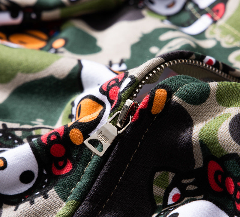 bape original 100% cotton hoodies for women and men