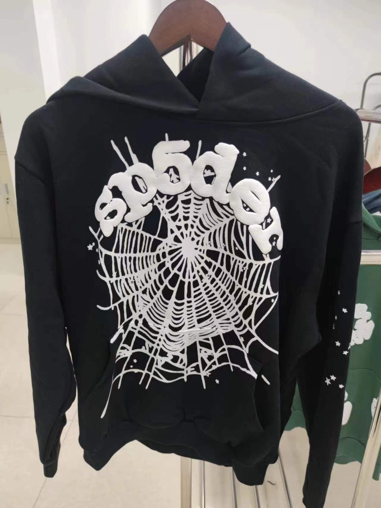Top 430gsm Sp5der Hoodies 100% Cotton Hoodie for men and women
