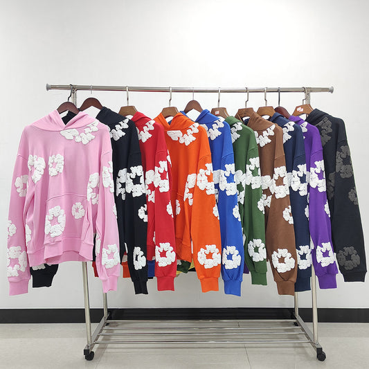 Top Quality Denim 450gsm 100% Cotton Street Hoodies