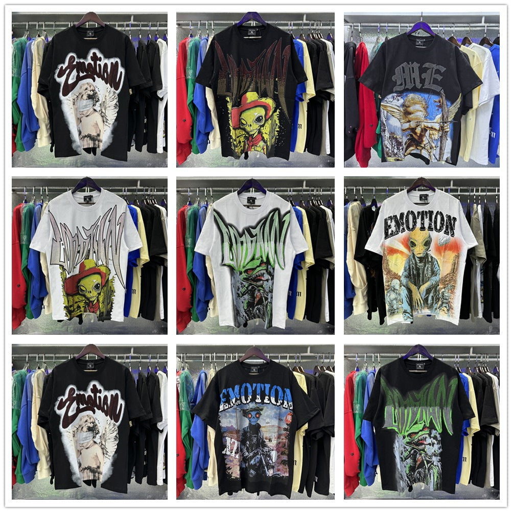 MIXED EMOTION New Brand 100% cotton tee shirts