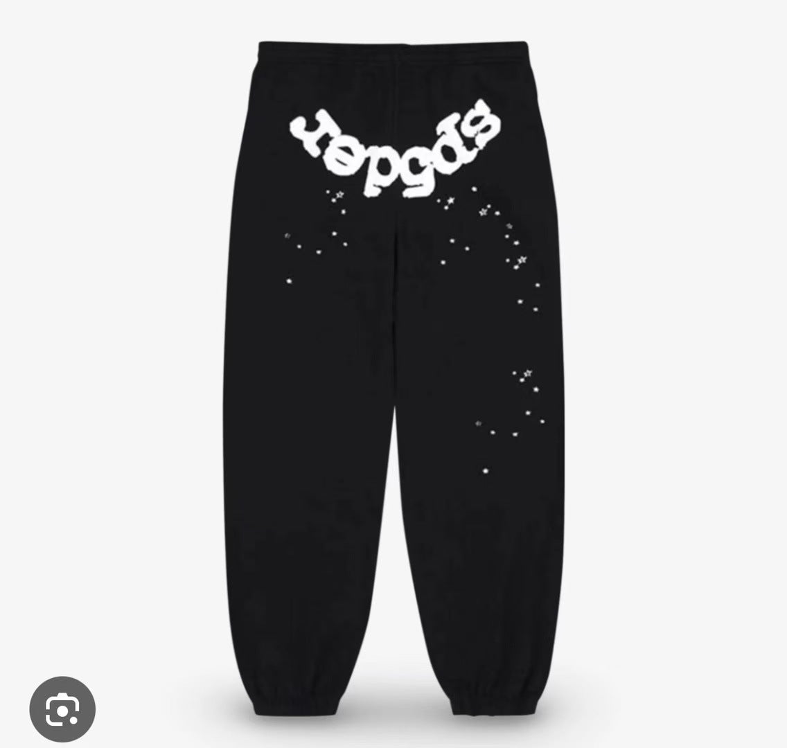 420 gsm 100% cotton spider sweater long pants sp5der
