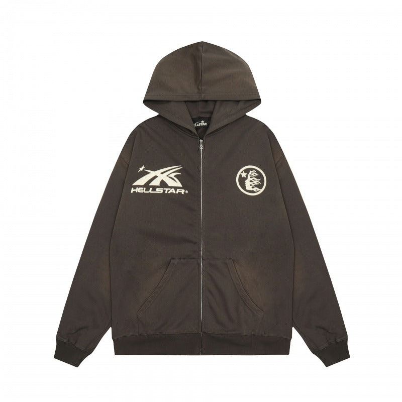 Hellstar Washed and Worn Hoodie Sweater Trousers Suit