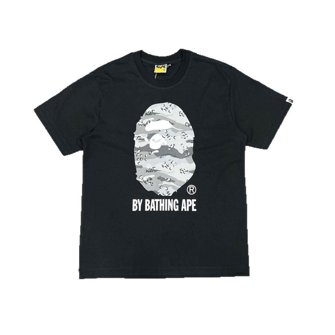 Bape 100% cotton Plus Size loose Cotton Round Neck T-Shirt