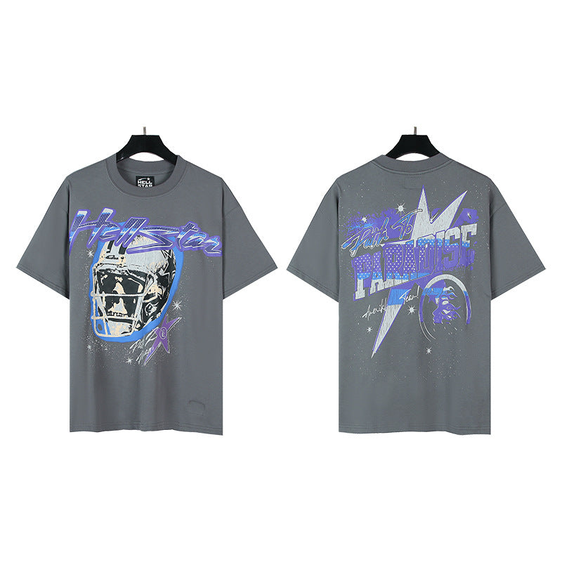 HS6001-1 Hellstar 100% cotton NFC short T shirt  for men