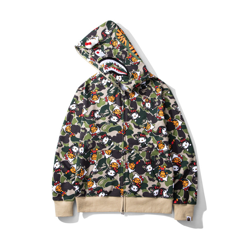 bape original 100% cotton hoodies for women and men