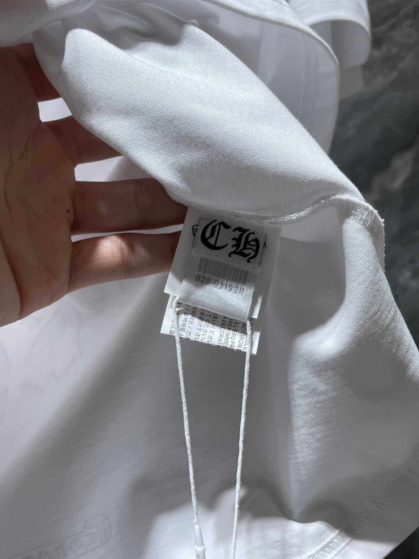 Chrome Hearts Letter Colorful Cross Flower Arm Double Yarn Short Sleeve T-Shirt for Men