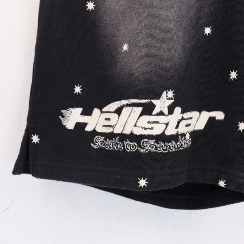 Hellstar original quality 1:1 tee shirts and shorts sets for men and women