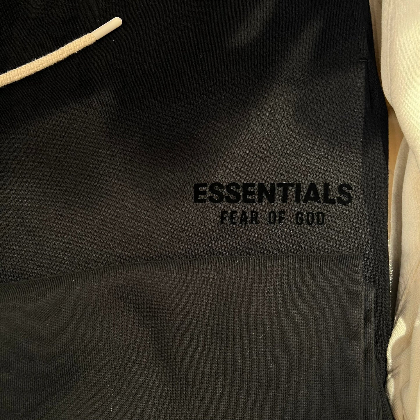 Ess*** Multi-Line Fog Silicone Letters Thickened Sports Casual Sweatpants Trousers