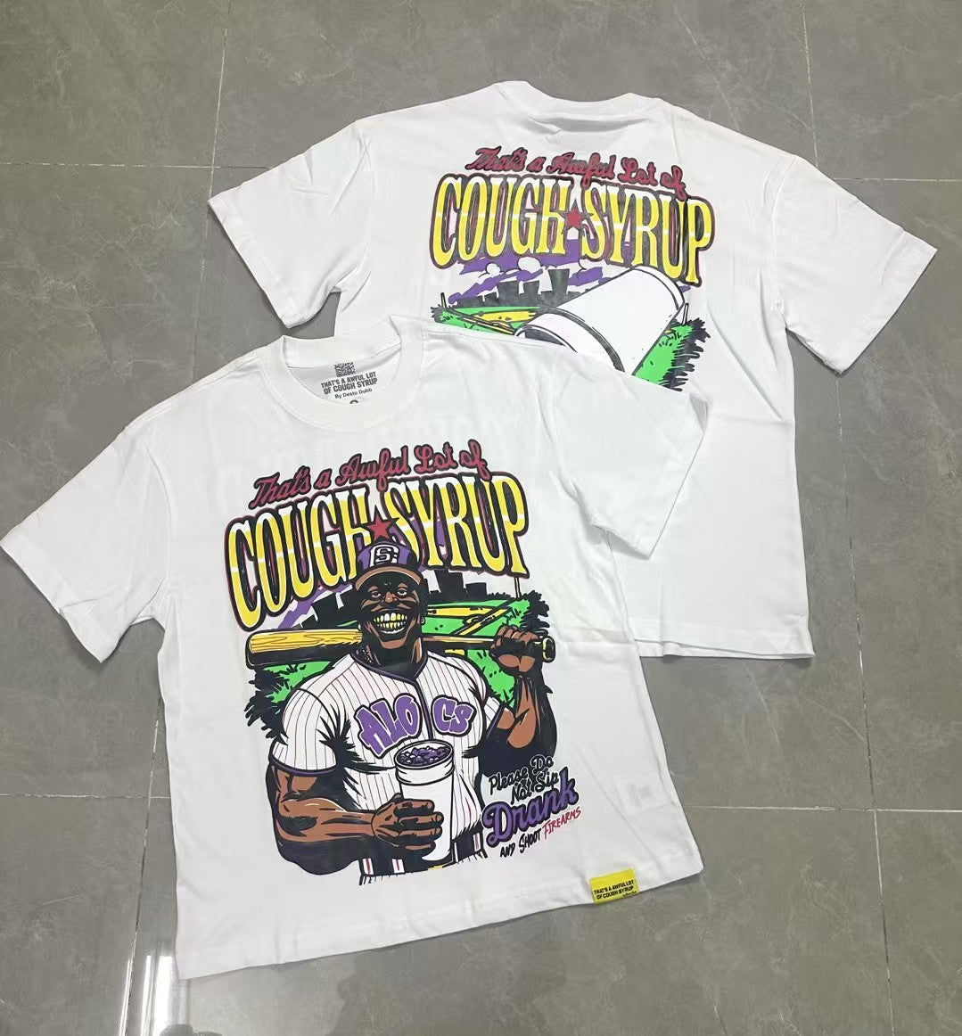 ALOCS 9001 THAT'S A AWFUL LOT OF COUGH SYRUP pure cotton T-shirt