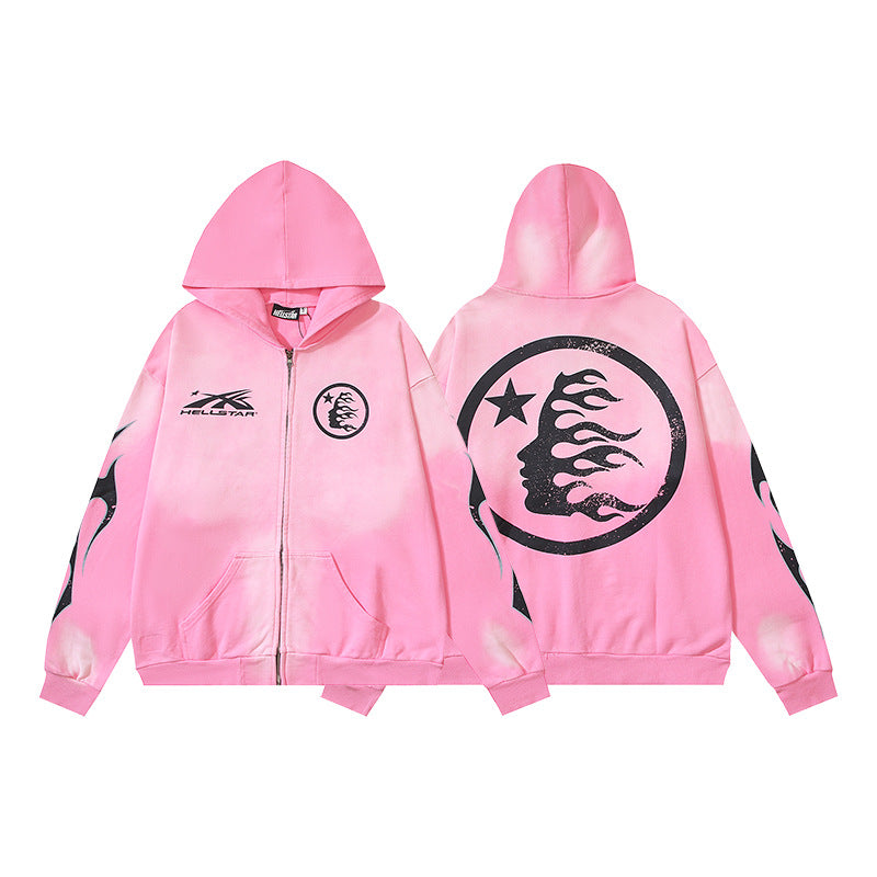 Hellstar Washed and Worn Hoodie Sweater Trousers Suit