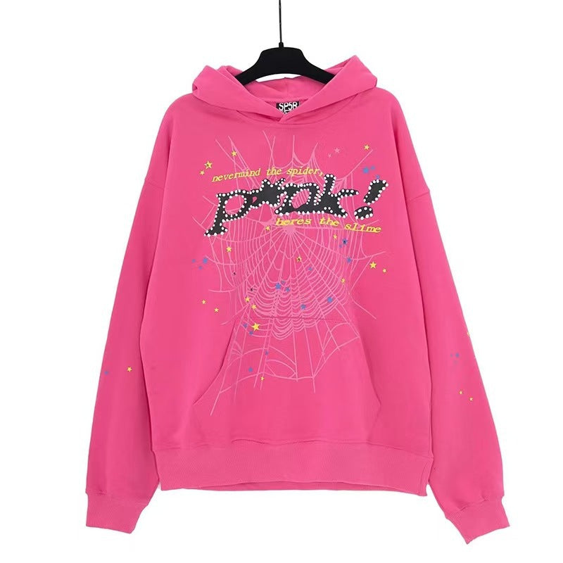 Top 430gsm Sp5der Hoodies 100% Cotton Hoodie for men and women
