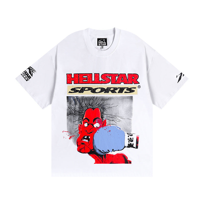 HS6001-1 Hellstar 100% cotton NFC short T shirt  for men