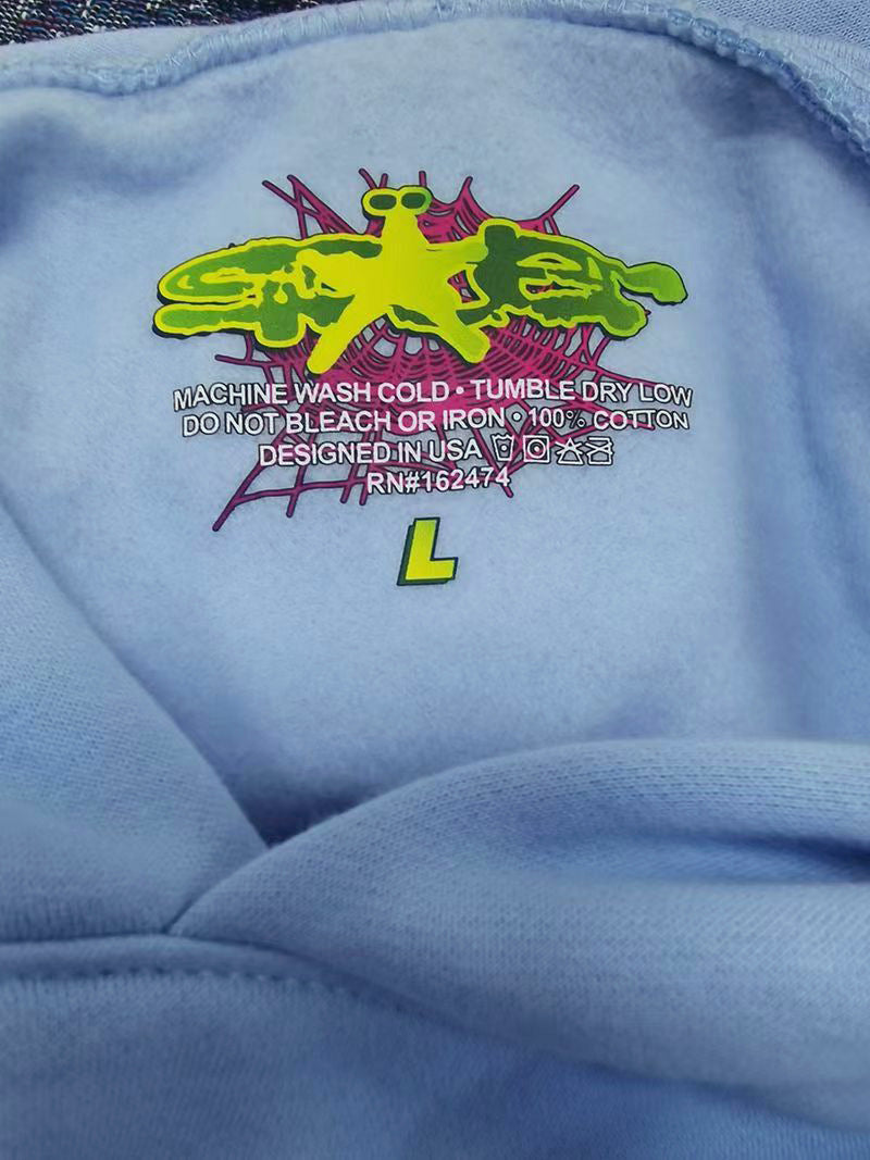 Top 430gsm Sp5der Hoodies 100% Cotton Hoodie for men and women