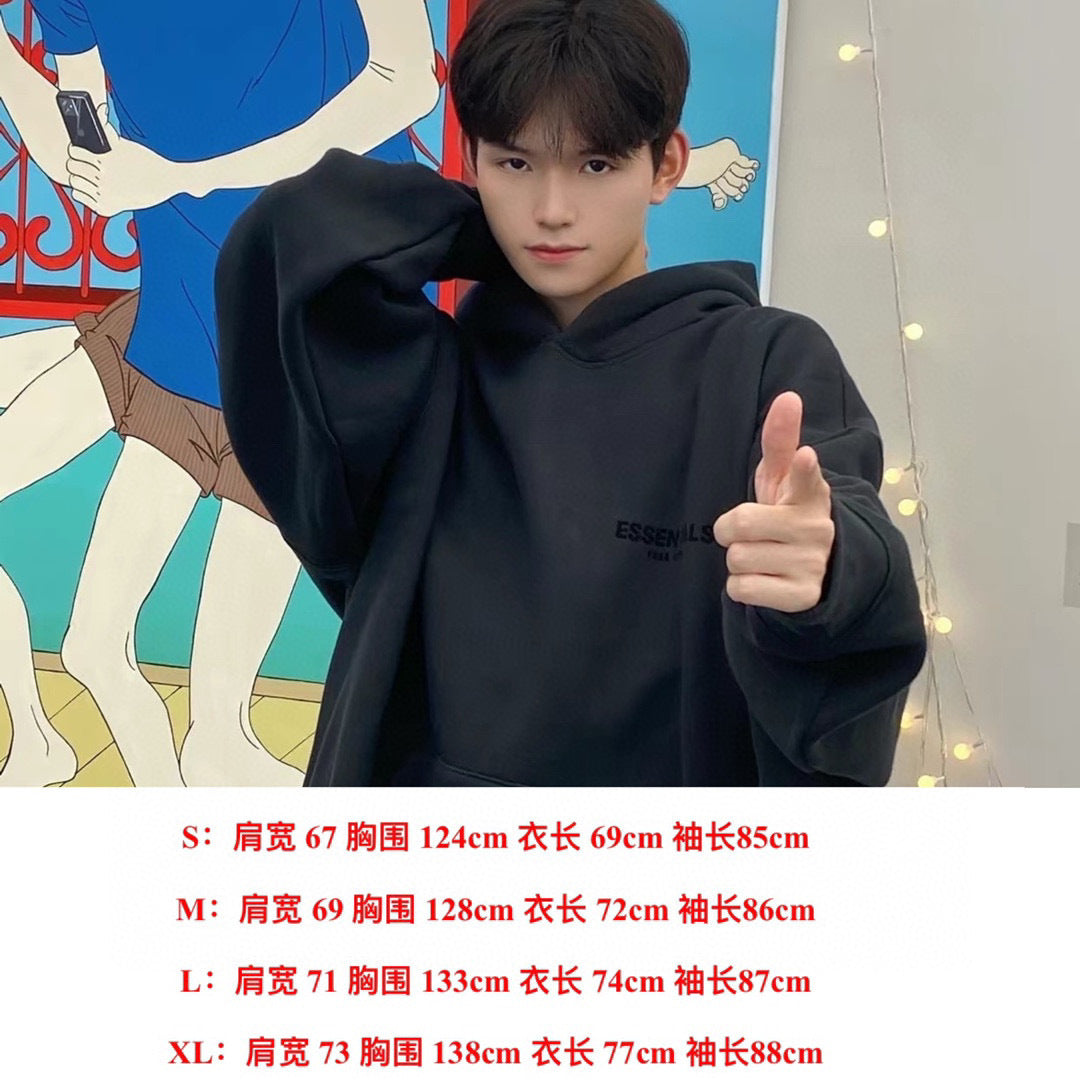 Top 1:1 Stock X Essentials Fog Fleece Thermal Hoodie Hoodie