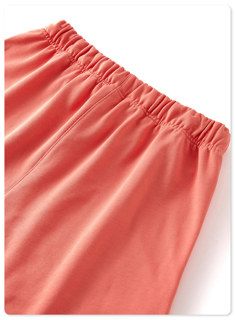 Be Men's 2024 Heavy Fog Teen Fashion Brand Men's Loose Cropped Pants Men's Sports Casual Shorts Summer