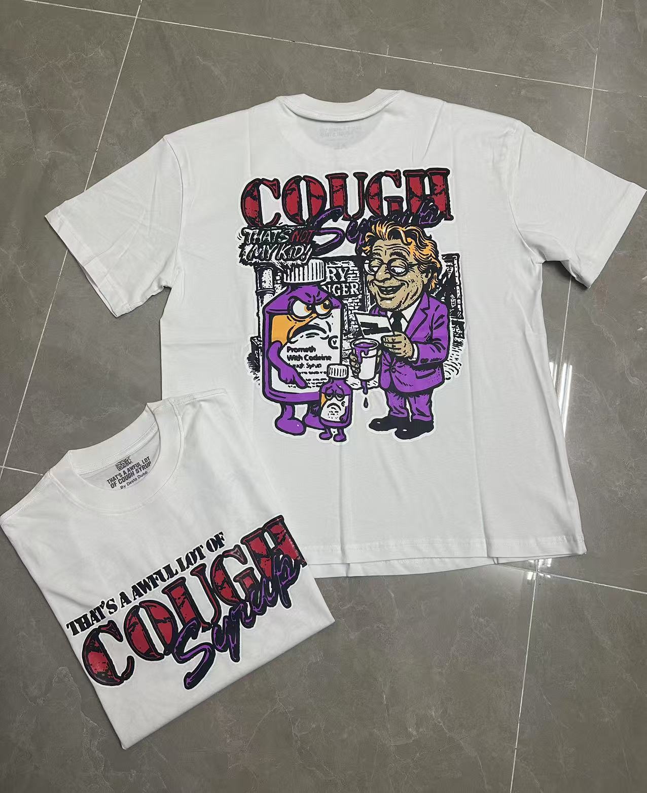 THAT'S A AWFUL LOT OF COUGH SYRUP pure cotton T-shirt