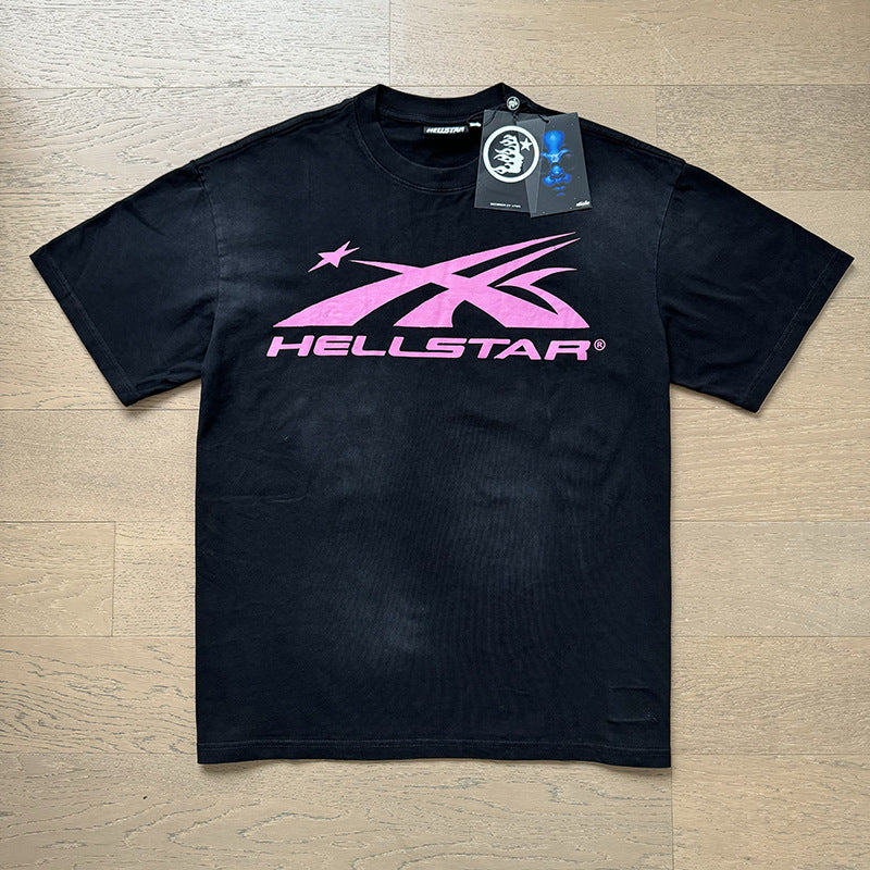 2024 SS Hell starLoose Pullover Short Sleeve T-shirt Green Less